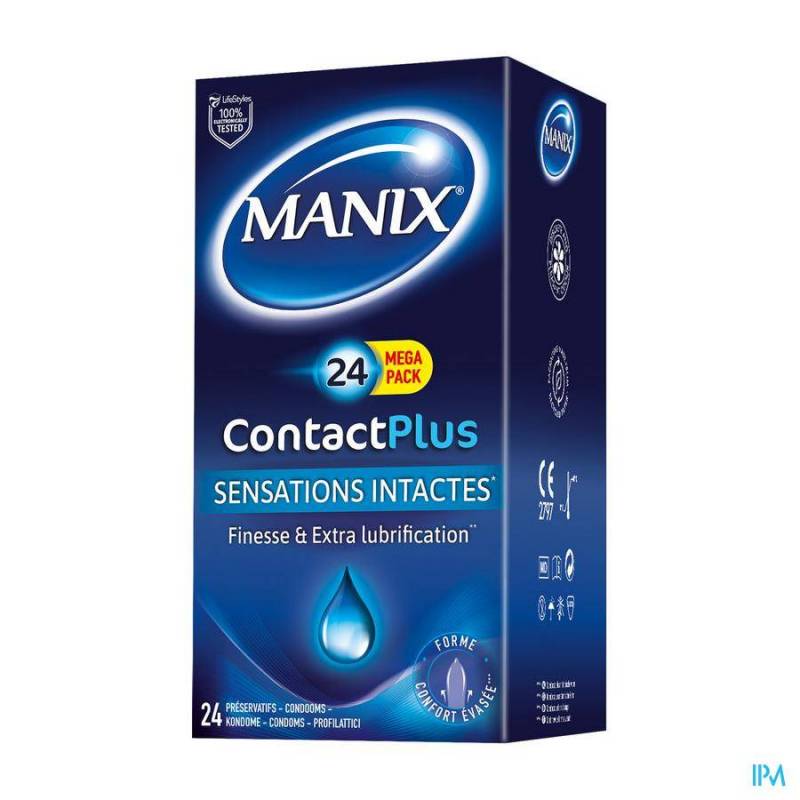 MANIX CONTACT PLUS CONDOMEN 24
