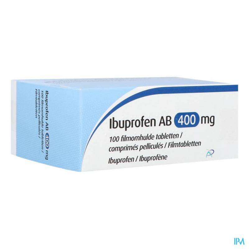 IBUPROFEN AB 400MG COMP PELL 100