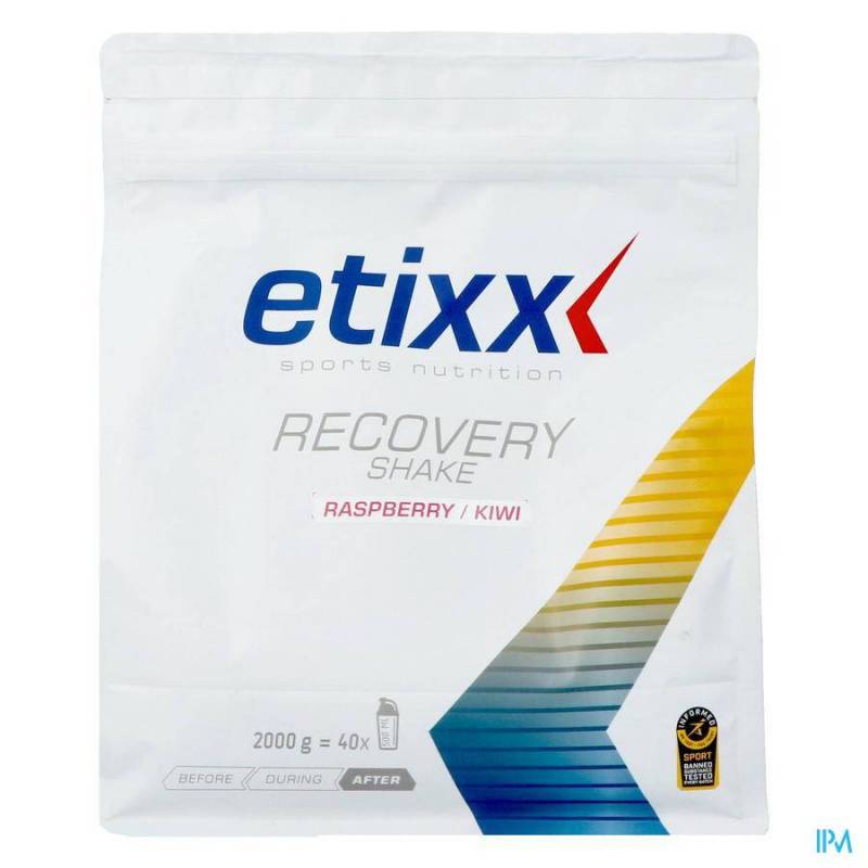 ETIXX RECOVERY SHAKE RASPBERRY-KIWI POUCH 2KG