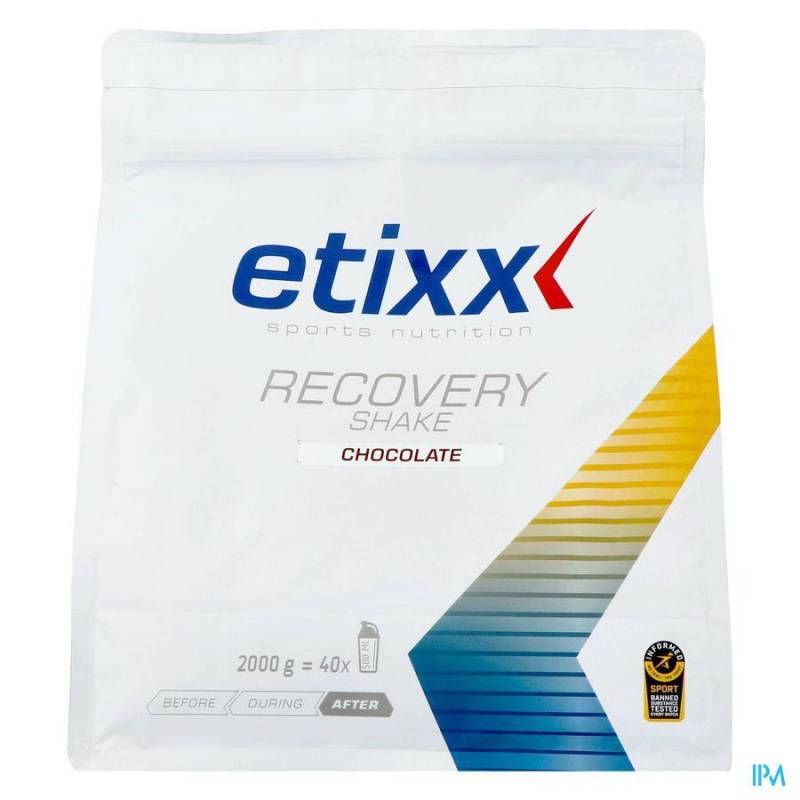 ETIXX RECOVERY SHAKE CHOCOLATE POUCH 2KG