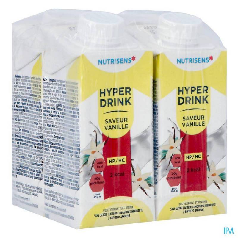 NUTRIDRINK HYPERDRINK HP/HC 2KCAL VANILL