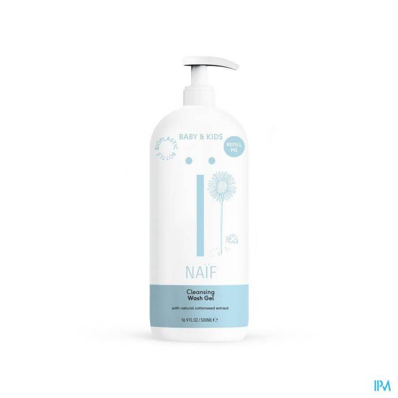 NAIF BABY&KIDS CLEANSING WASH GEL 500ML