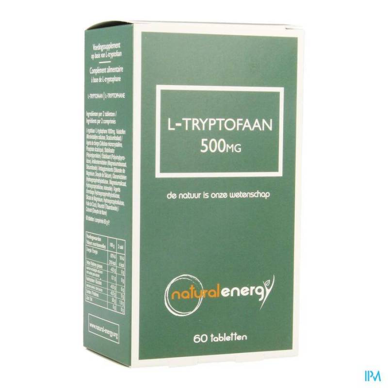 L-TRYPTOPHANE NATURAL ENERGY 500MG COMP 60