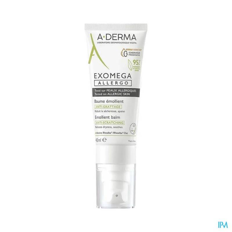 ADERMA EXOMEGA ALLERGO BALSEM EMOLIEREND TUBE 40ML