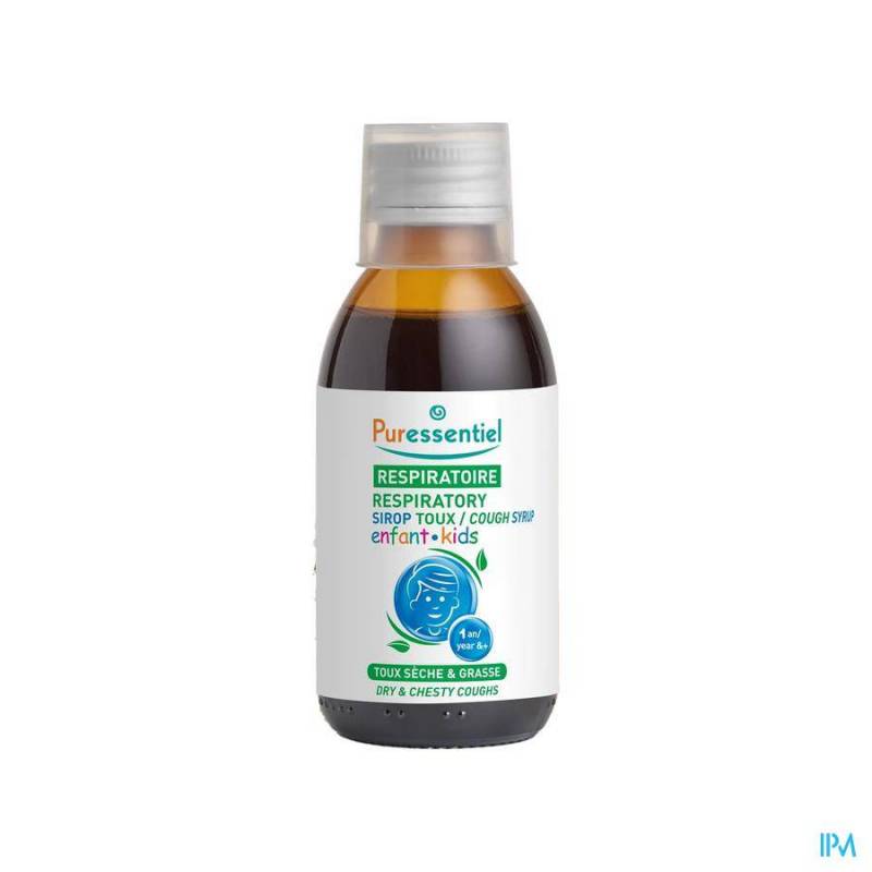 PURESSENTIEL ADEMHALING HOESTSIROOP KIND 140ML