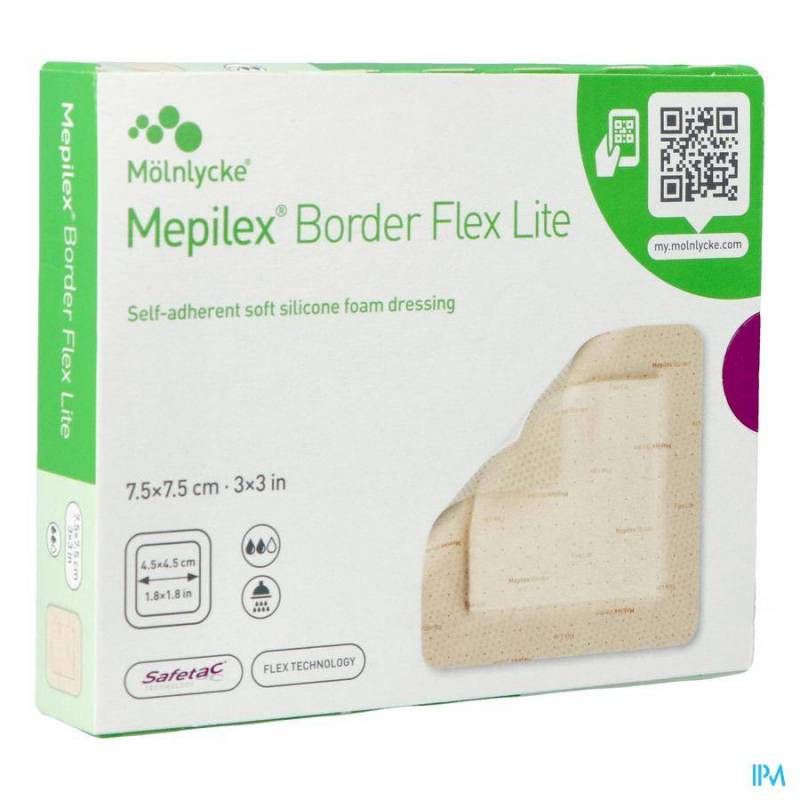 MEPILEX BORDER FLEX LITE 7,5CMX7,5CM 5 581250