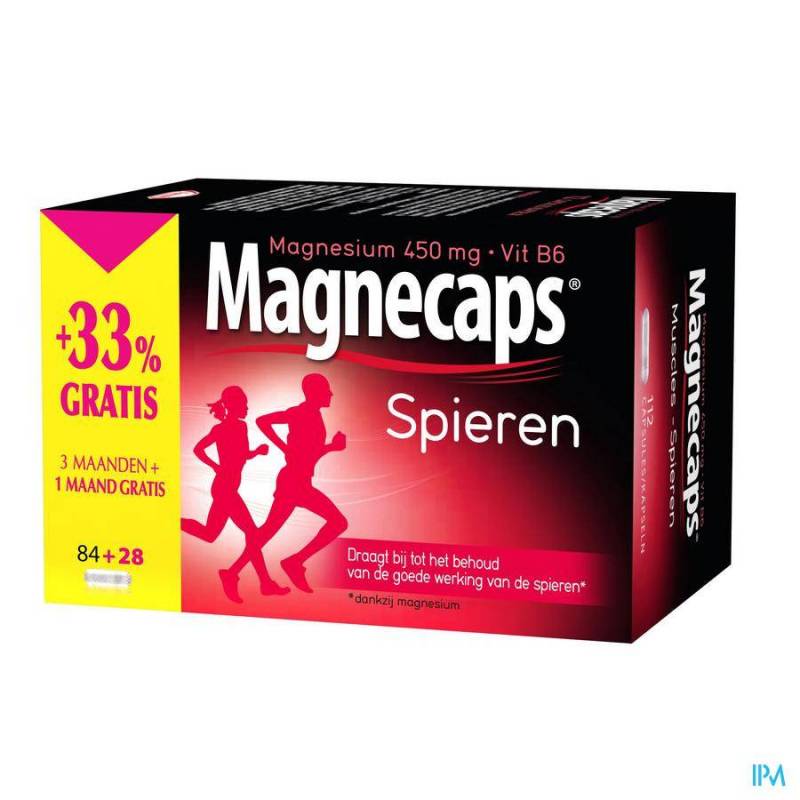 MAGNECAPS MUSCLES CAPS 84+28 PROMOPACK