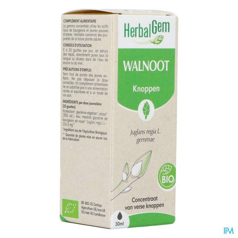 HERBALGEM WALNOOT BIO NF           30ML