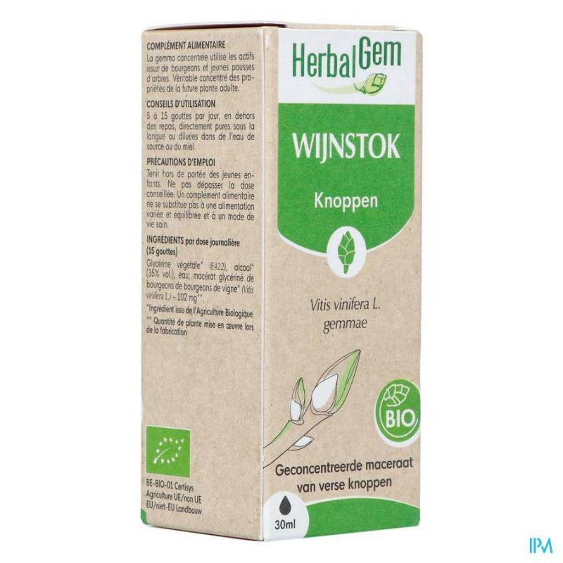 HERBALGEM WIJNSTOK BIO NF          30ML