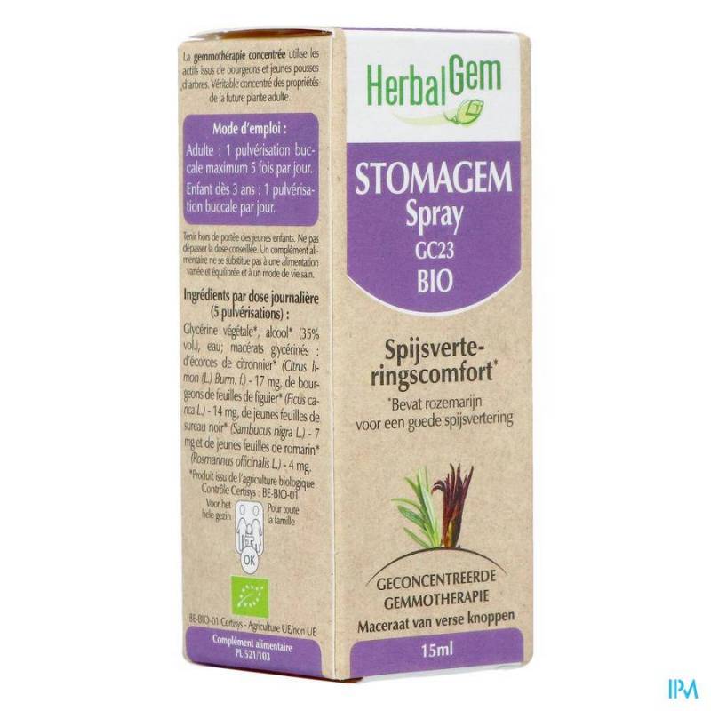 HERBALGEM STOMAGEM SPRAY NF        15ML