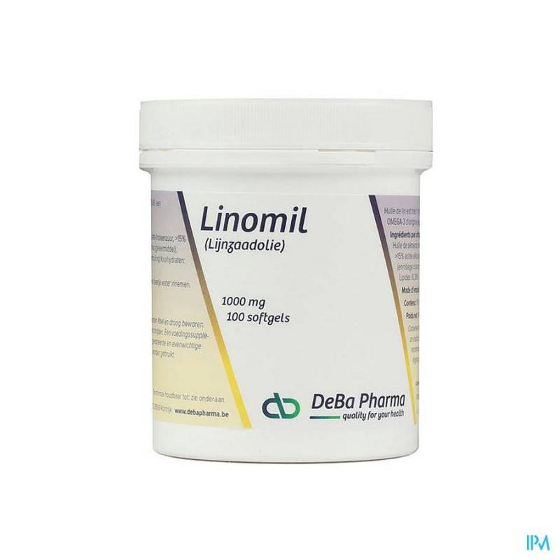 LINOMIL  VIT E 10MG SOFTCAPS 100 DEBA