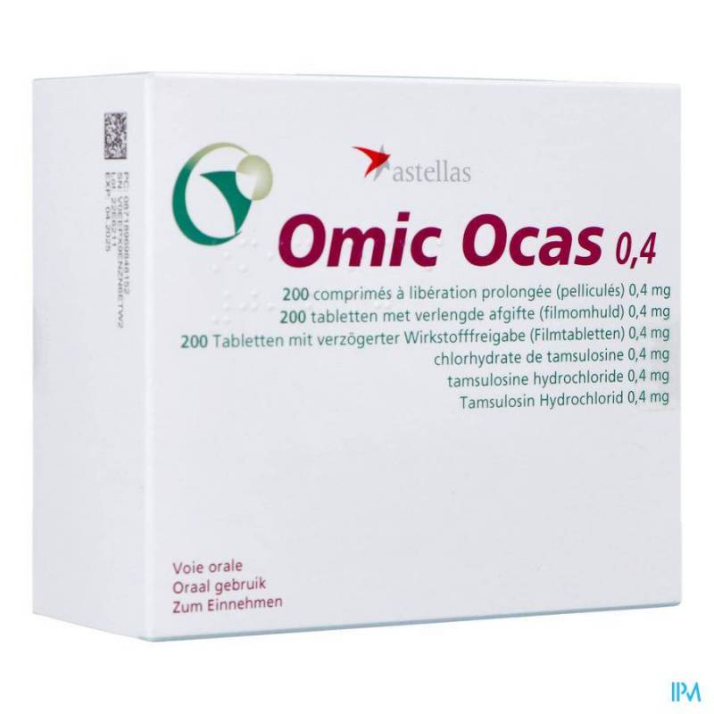OMIC OCAS ORIFARM 200 COMP 0,4 MG
