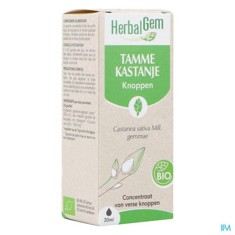 HERBALGEM KASTANJE BIO 30ML