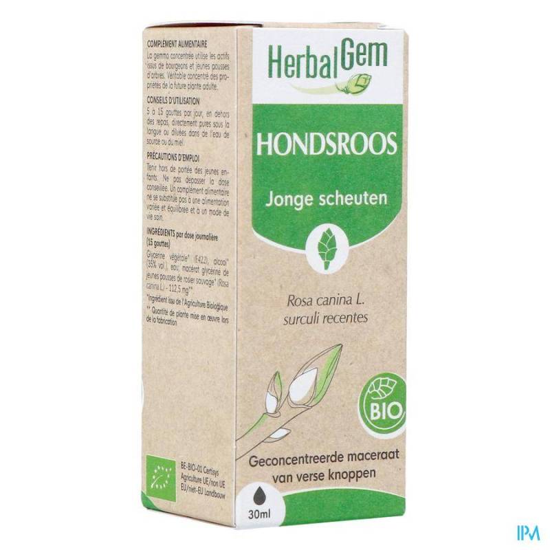 HERBALGEM HONDSROOS BIO NF         30ML