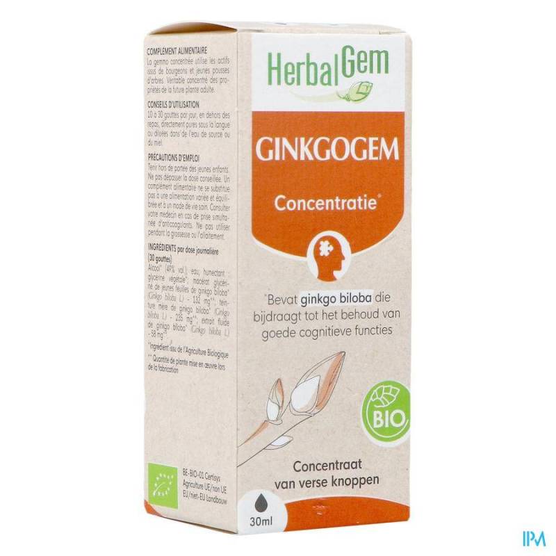 HERBALGEM GINKGOGEM BIO 30ML