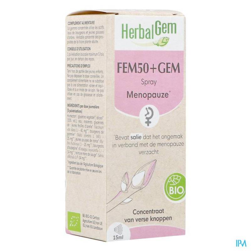 HERBALGEM FEM50 GEM BIO 15ML