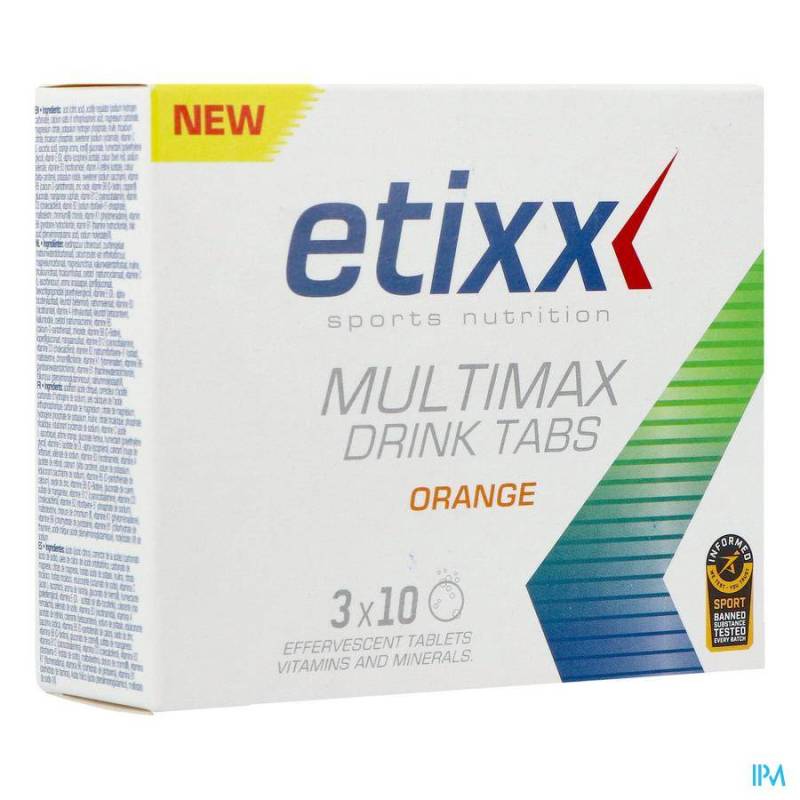 ETIXX MULTIMAX DRINK ORANGE TUBE COMP 3X10