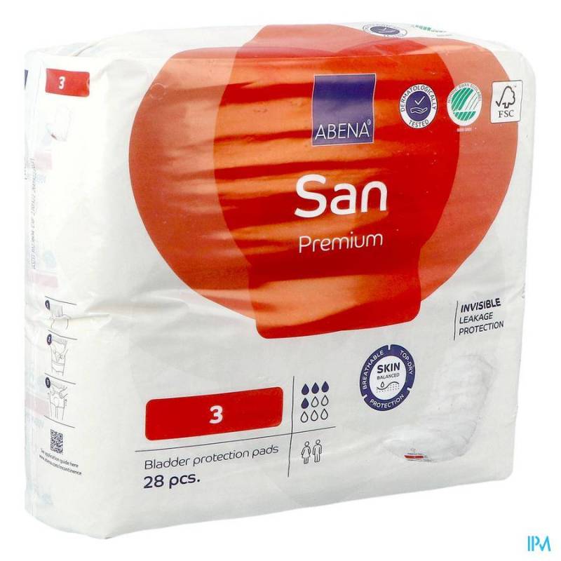 ABENA SAN PREMIUM 3 ANATOMISCHE LUIER 28