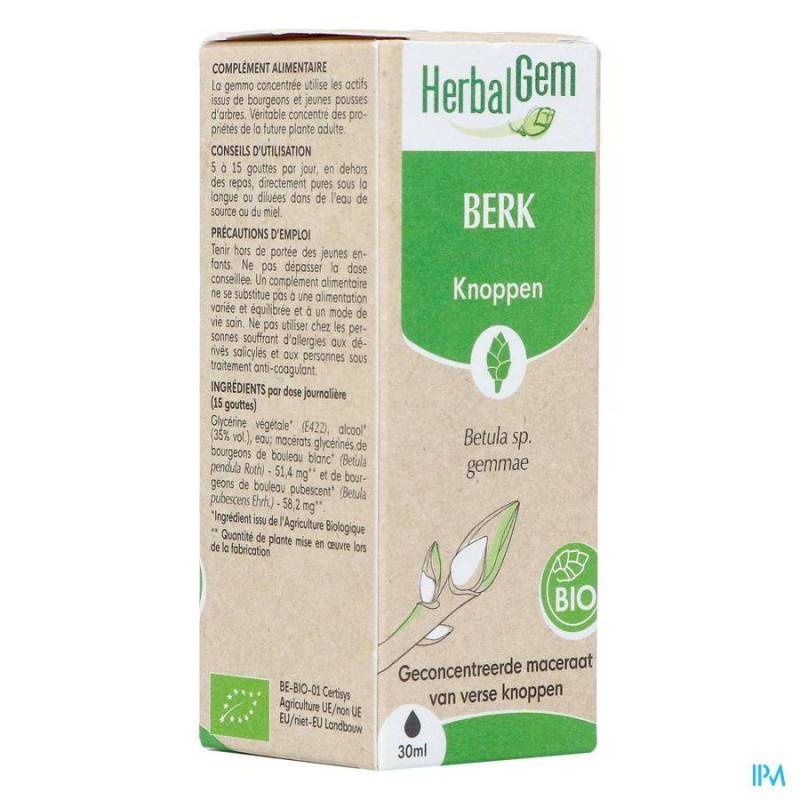 HERBALGEM BOULEAU BIO MELANGE 30ML