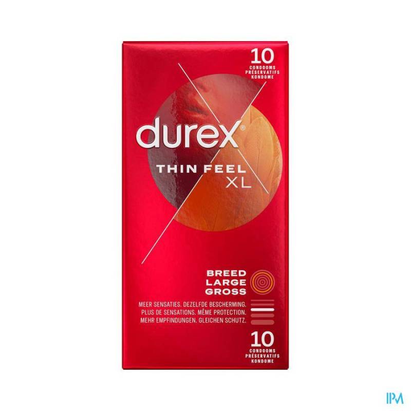 DUREX PRESERVATIF THIN FEEL XL 10