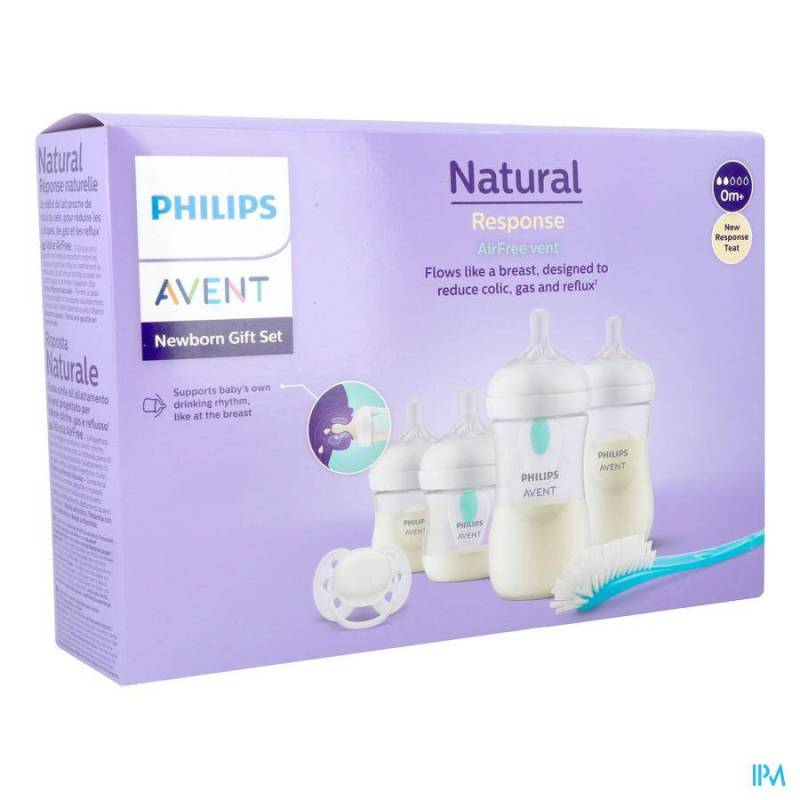 PHIIPS AVENT NATURAL AIRFREE STARTERSET ZUIGFLES 4