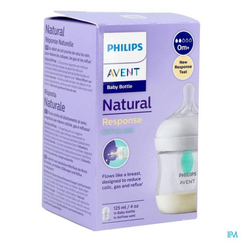 PHIIPS AVENT NATURAL AIRFREE ZUIGFLES 125ML