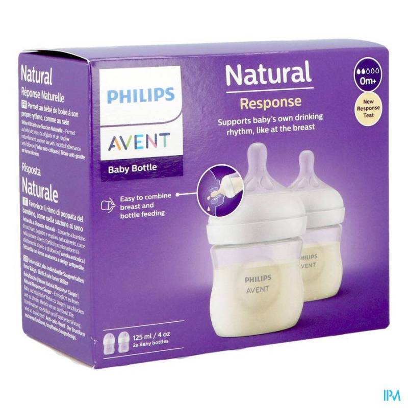 PHIIPS AVENT NATURAL 3.0 ZUIGFLES DUO 2X125ML