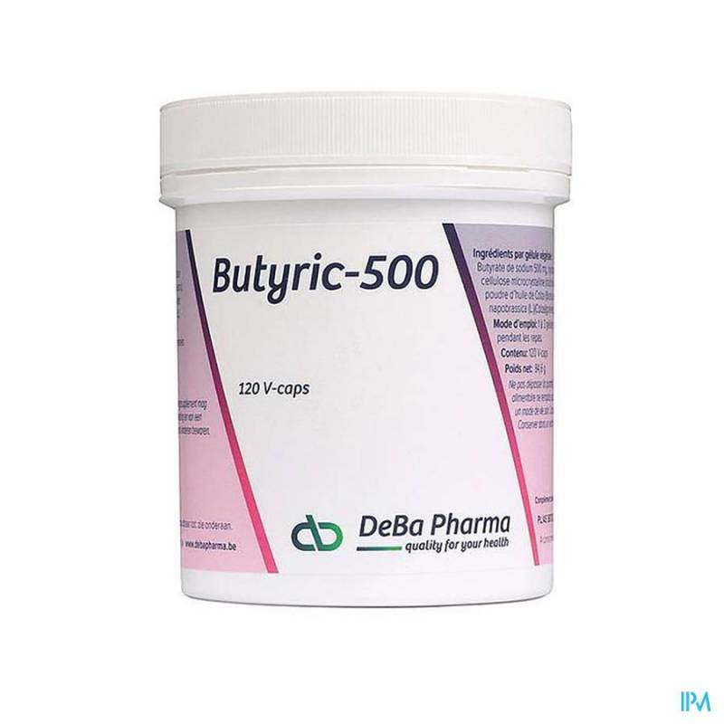 BUTYRIC 500MG V-CAPS 120 DEBA