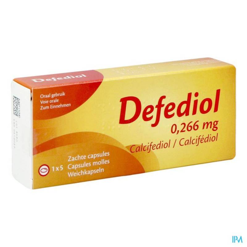 DEFEDIOL 0,266MG CAPS MOLLE 5