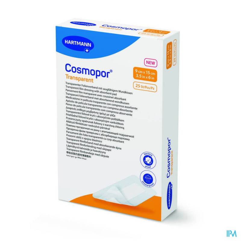 COSMOPOR TRANSPARENT 9X15CM 25