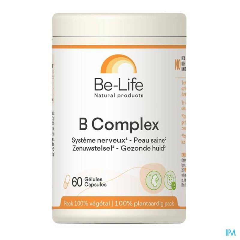 B COMPLEX VITAMIN BE LIFE NF CAPS 60 REMP. 2750834