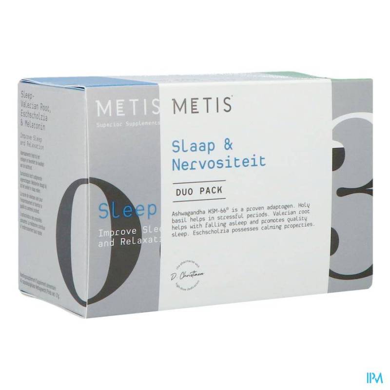 METIS SLAAP & NERVOSITEIT DUO V-CAPS 40X2