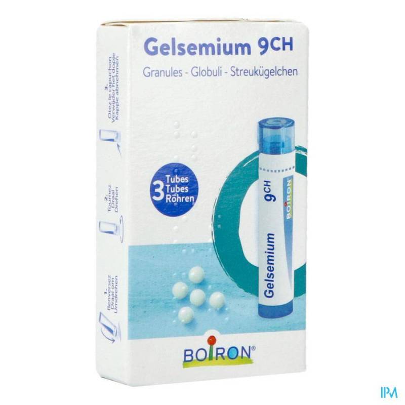 GELSEMIUM 9CH HOMEOPACK GR 3X4G BOIRON