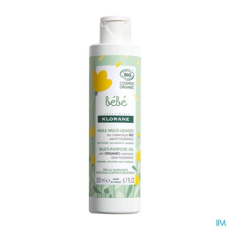 KLORANE BB OLIE MULTIFUNCTIONEEL BIO 200ML