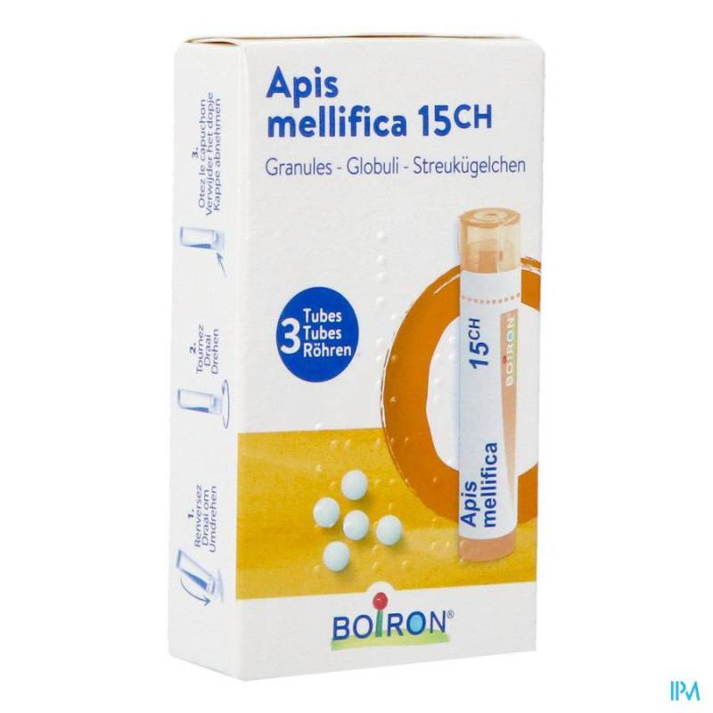 APIS MELLIFICA 15CH HOMEOPACK GR 3X4G BOIRON