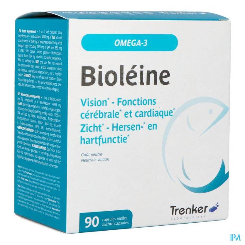 BIOLEINE OMEGA 3 ZACHTE CAPS 90