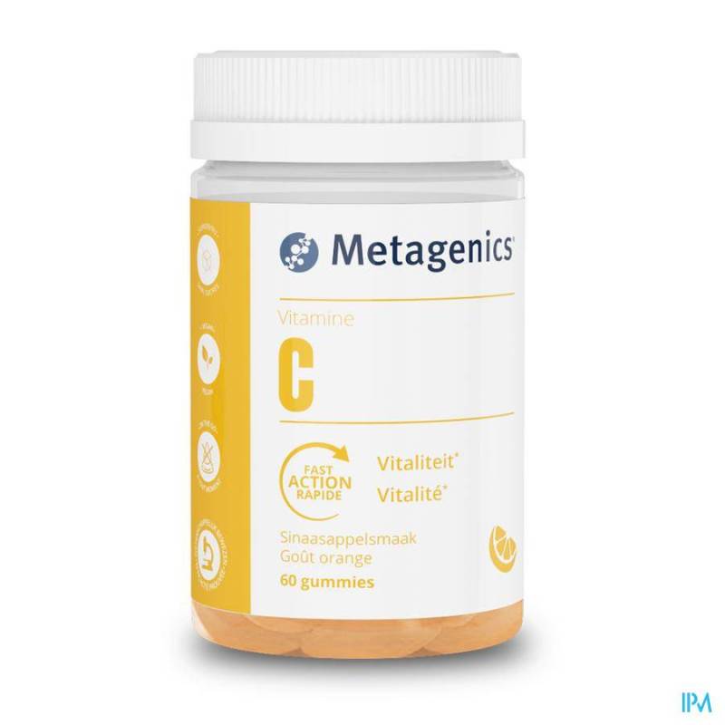 VITAMINE C GOMMES ORANGE 60 METAGENICS