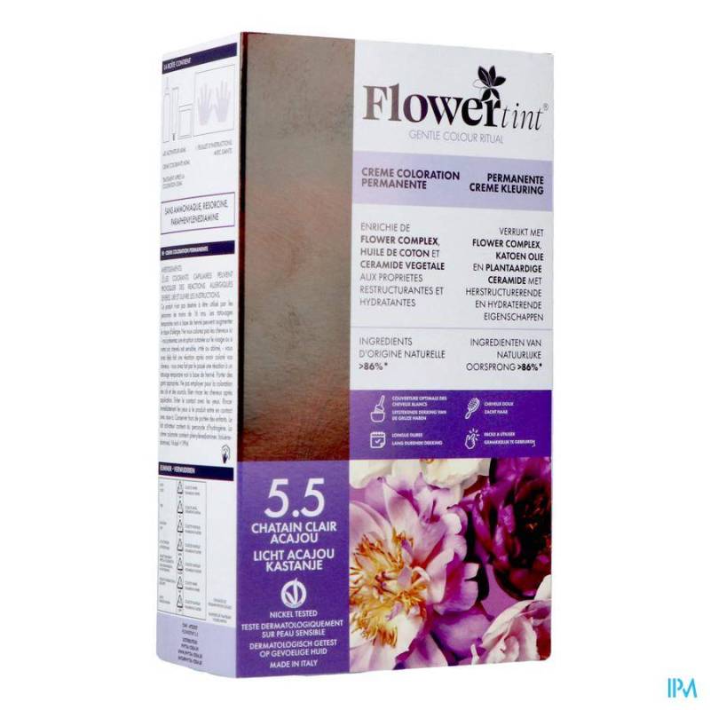 FLOWERTINT CHATAIN CLAIR ACAJOU 5.5 140ML