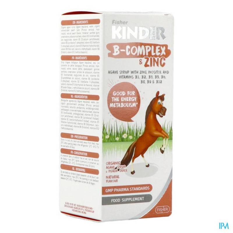 FISHER KINDER B-COMPLEX  ZINC SIROP 125ML