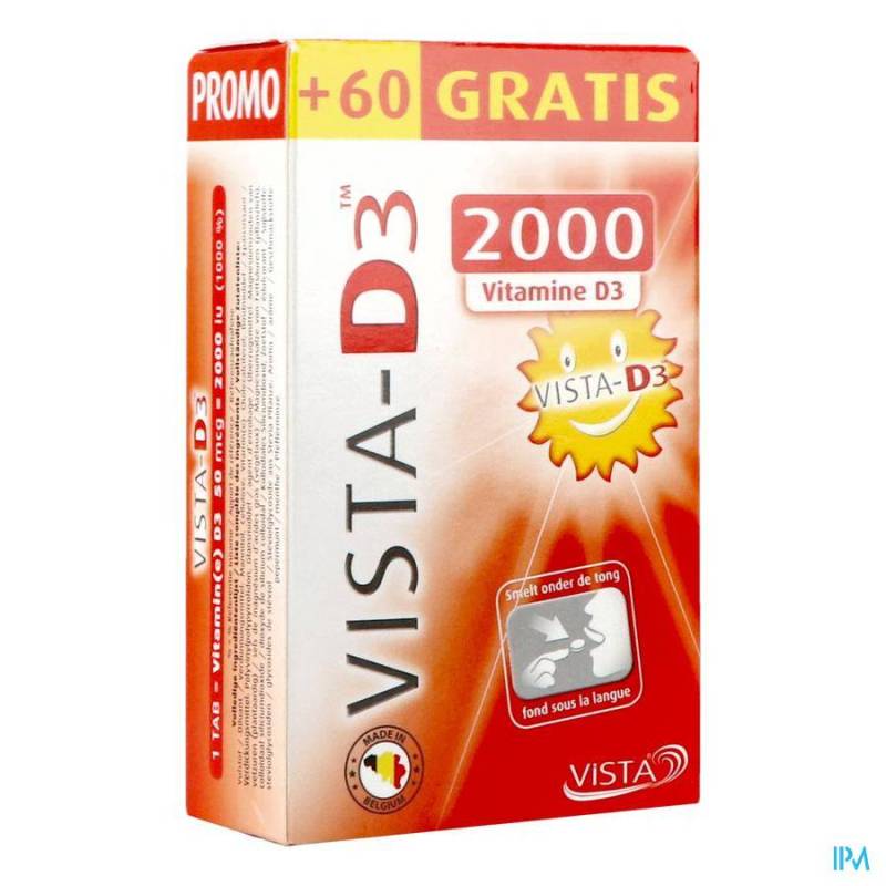 VISTA D3 2000 PROMO COMP FONDANT 120  60 GRATUIT