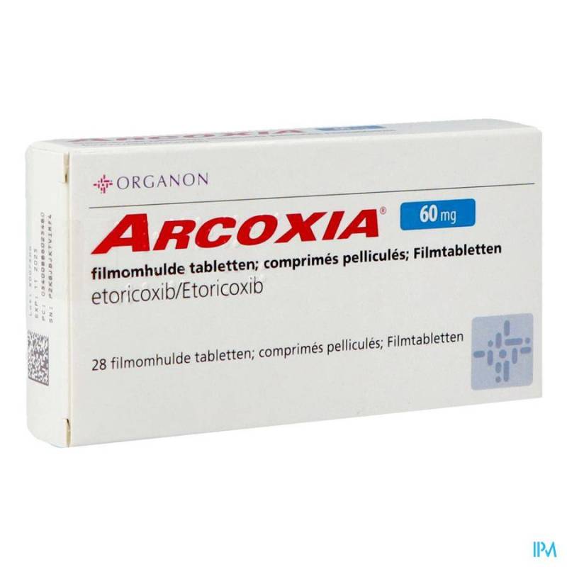 ARCOXIA PI PHARMA 60MG COMP PELL 28 PIP