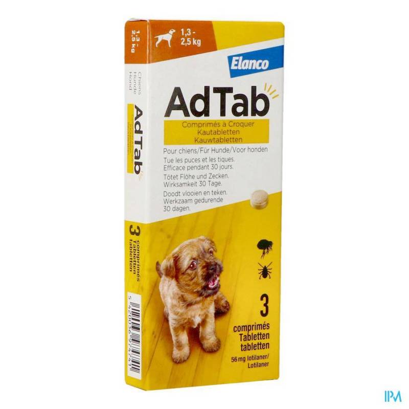 ADTAB 56MG CHIEN 1,3KG-2,5KG COMP A CROQUER 3