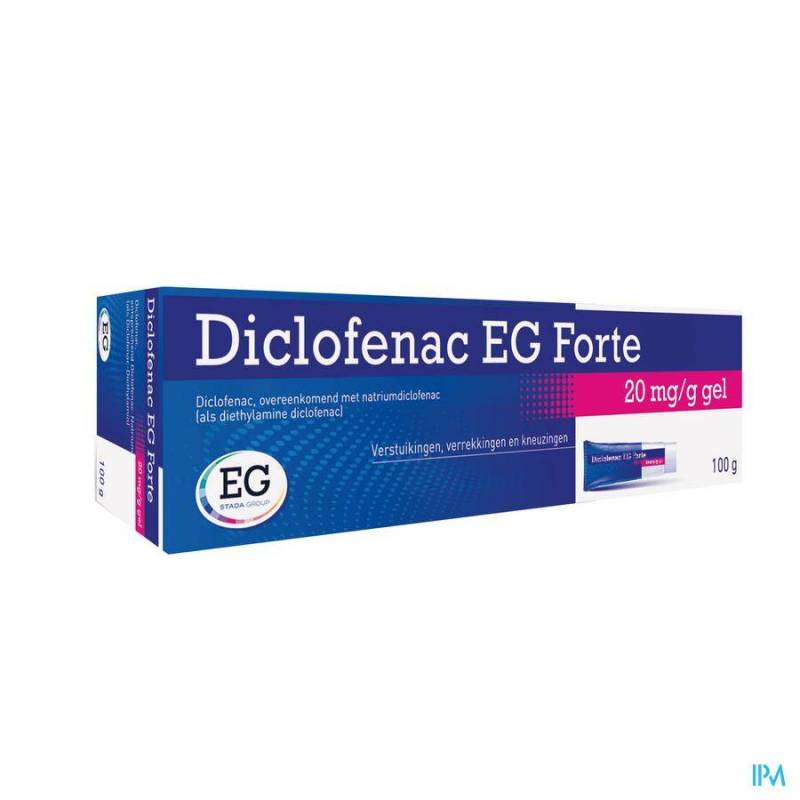 DICLOFENAC EG FORTE 20MG/G        100G