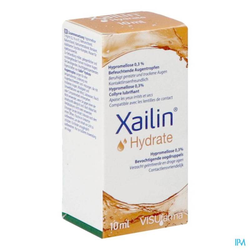 XAILIN HYDRATE HYPROMELLOSE 0,3% FL 10ML