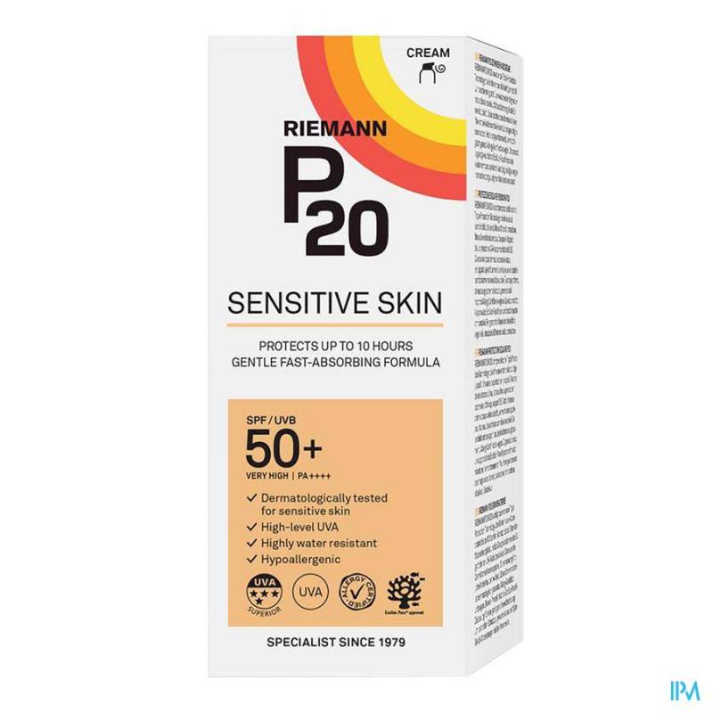 P20 ZONNELOTION SENSITIVE SKIN SPF 50 2