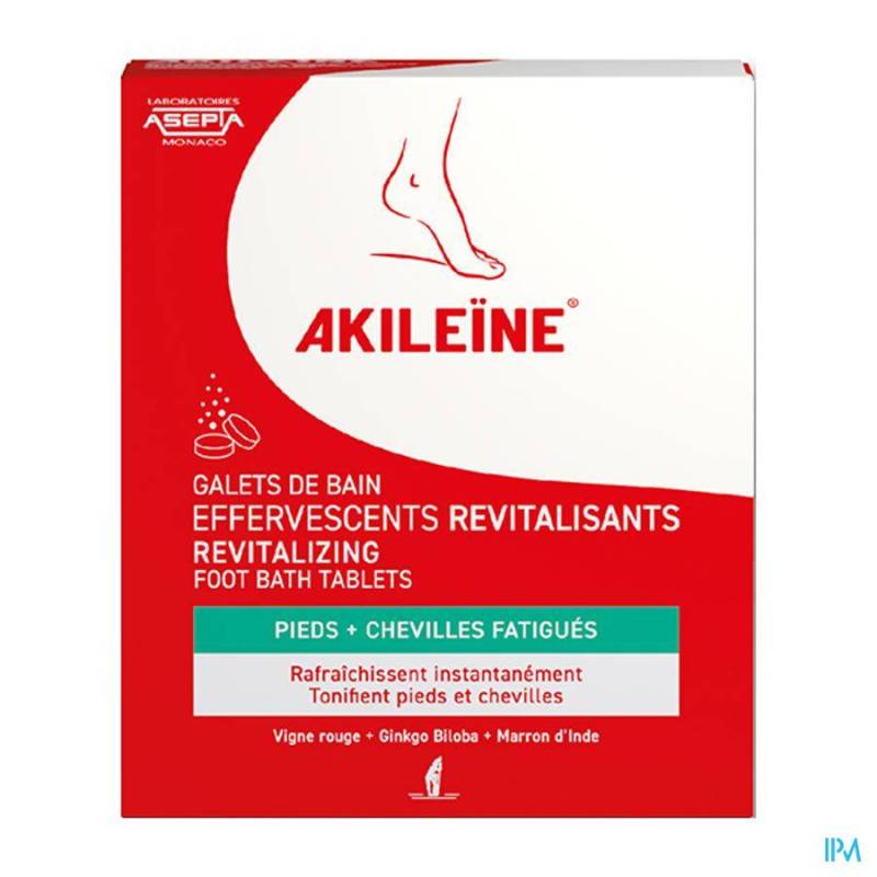 AKILEINE GALETS BAIN EFFERV.REVITALISANTS 6X20G