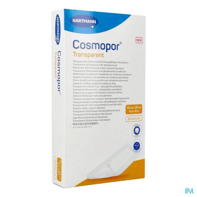 COSMOPOR TRANSPARENT 10X20CM 25