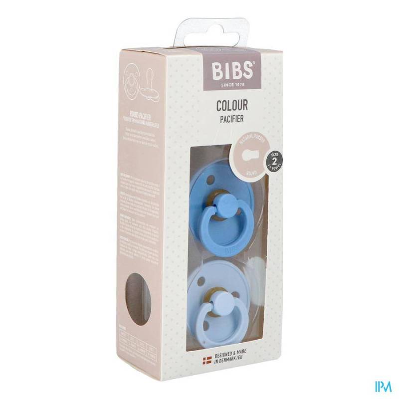 BIBS 2 FOPSPEEN DUO SKY BLUE&BABY BLUE