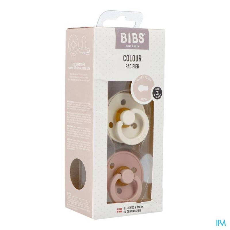 BIBS 3 FOPSPEEN DUO IVORY&BLUSH