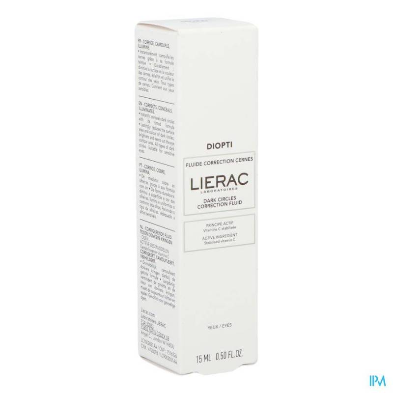 LIERAC DIOPTI CERNES TUBE 15ML